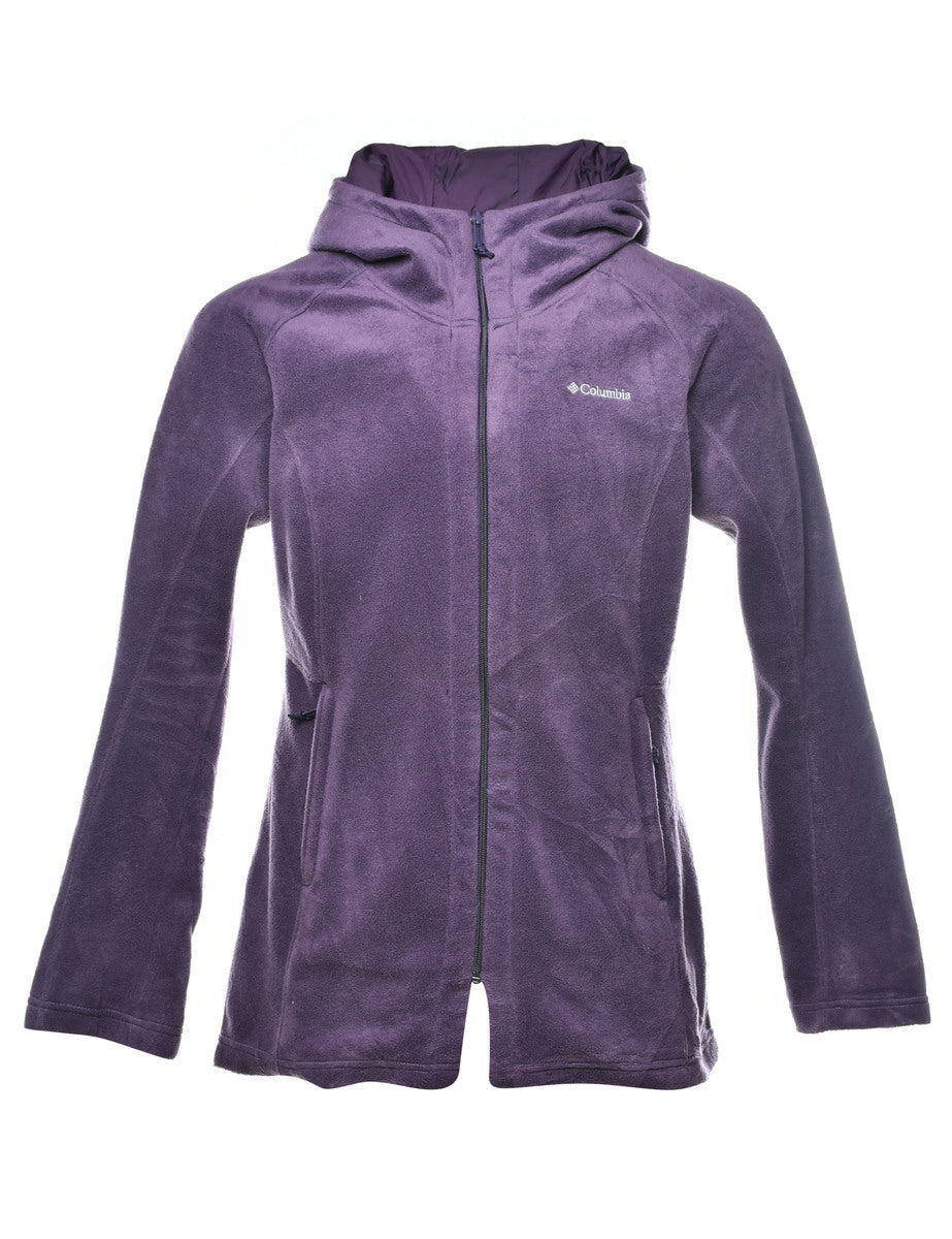 Women s Columbia Columbia Fleece Sweatshirt Purple L Beyond Retro
