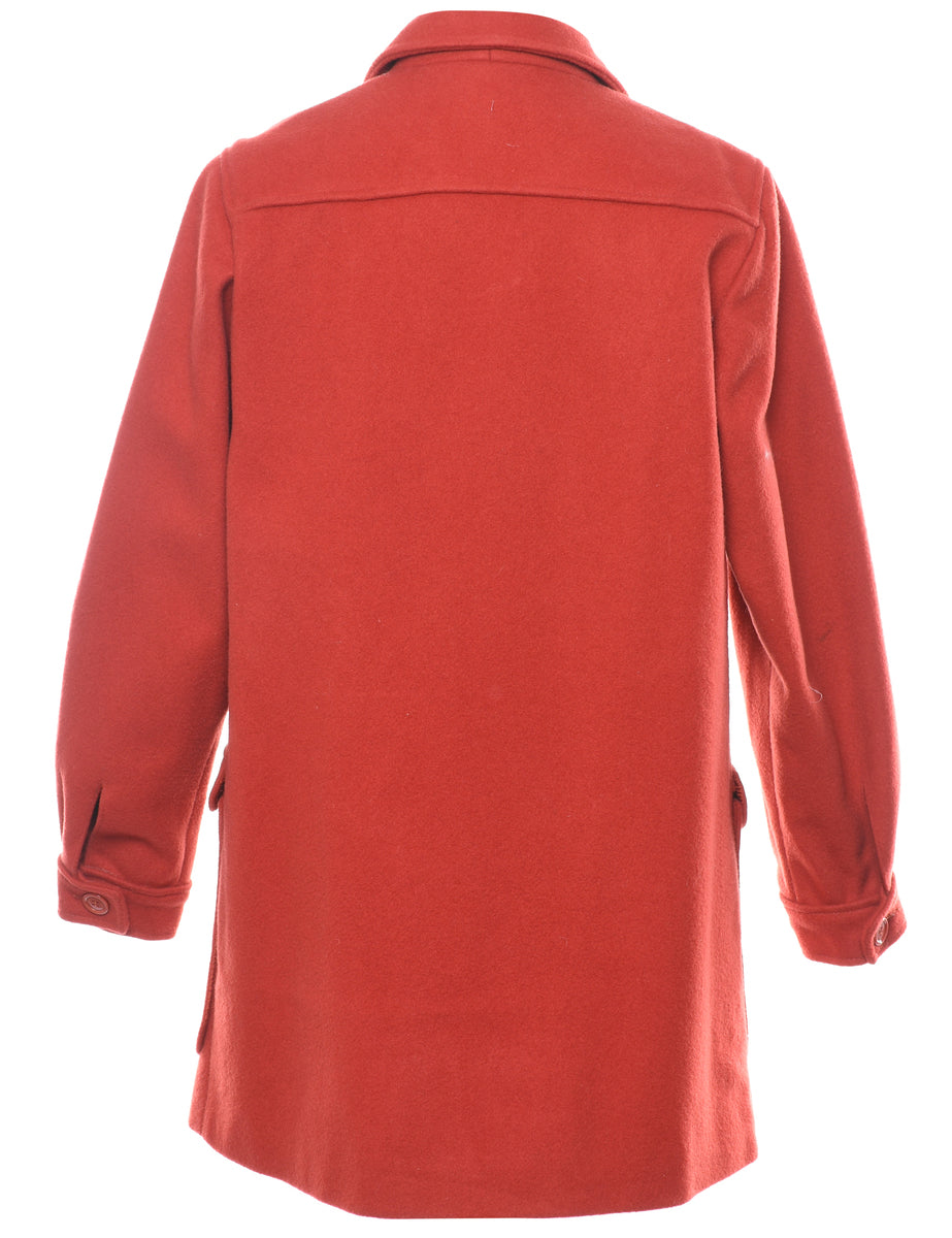 Coral Wool Coat L