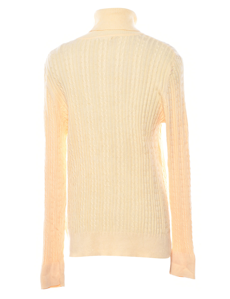 Women s Croft Barrow Croft Barrow Turtleneck Jumper Yellow L