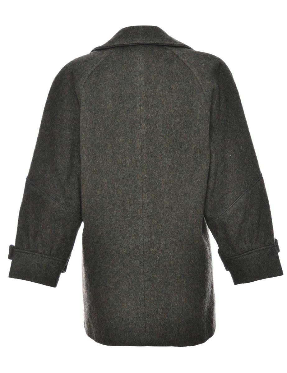 Women's Marks & Spencer Dark Green Marks & Spencer Classic Coat Green