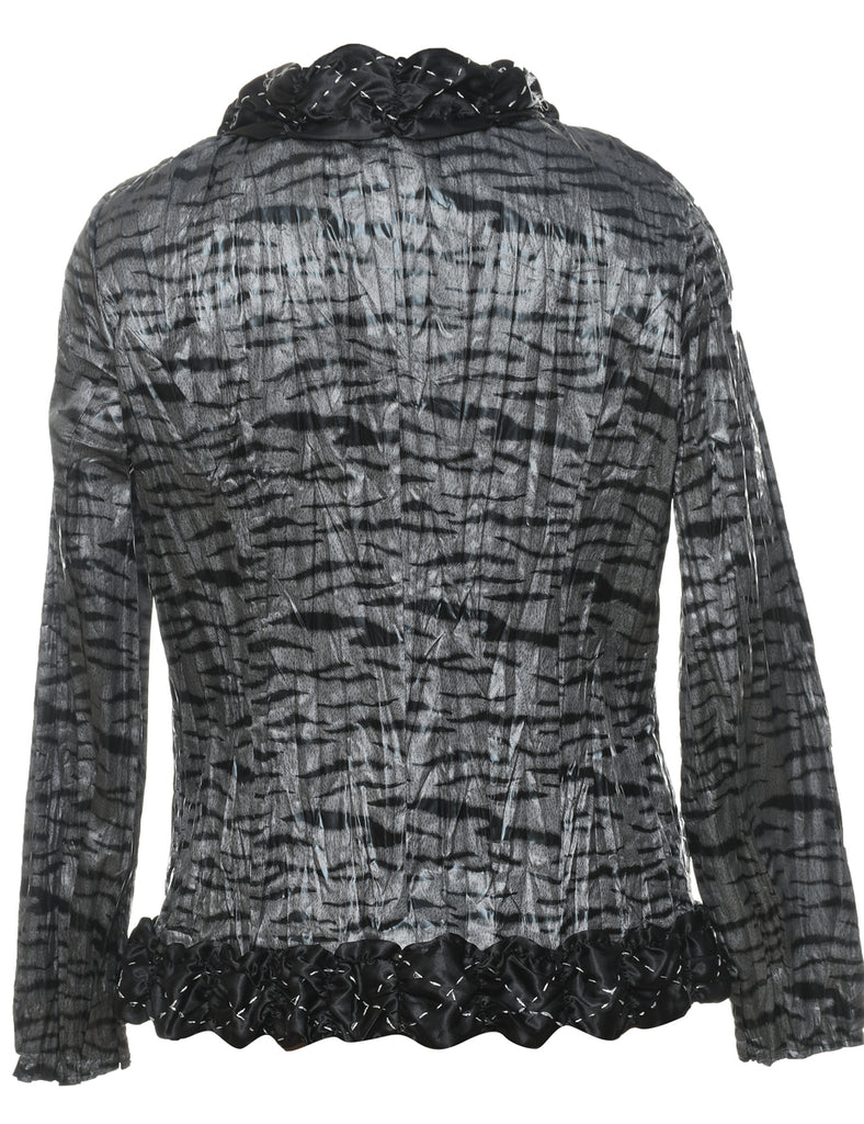 Dark Grey Evening Jacket - M