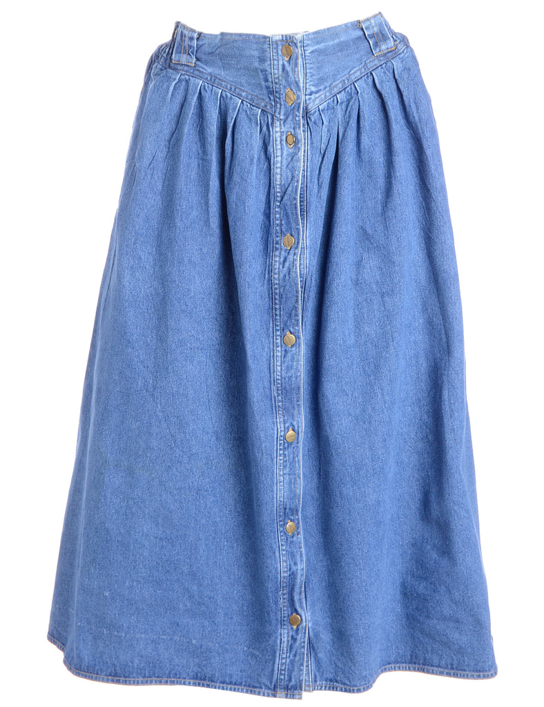 Beyond Retro Label Denim A-line Skirt