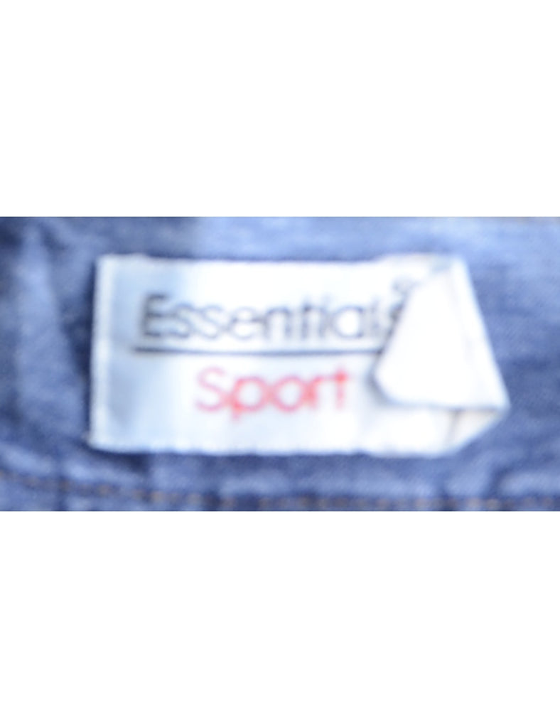 Beyond Retro Label Denim A-line Skirt