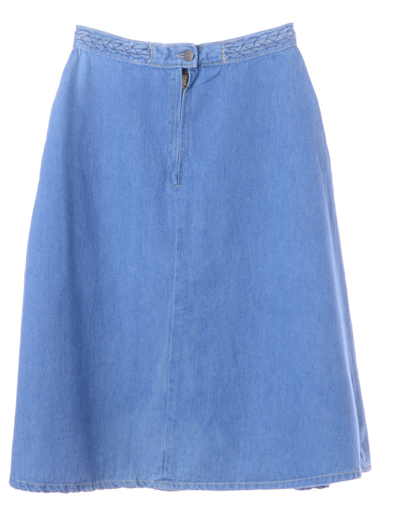 Denim Midi Skirt - Skirts - Beyond Retro