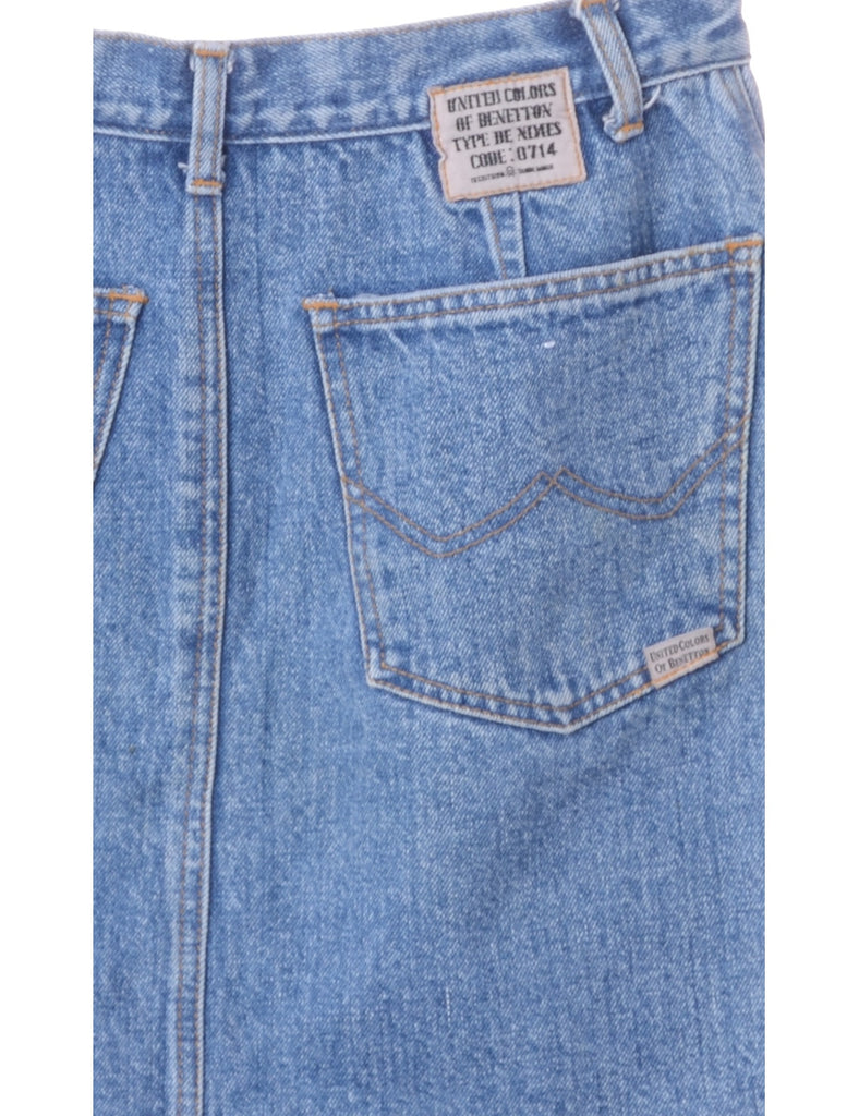Denim Midi Skirt - Skirts - Beyond Retro