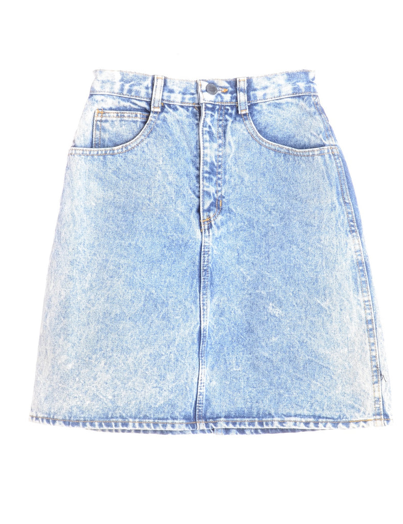 Beyond Retro Label Denim Mini Skirt