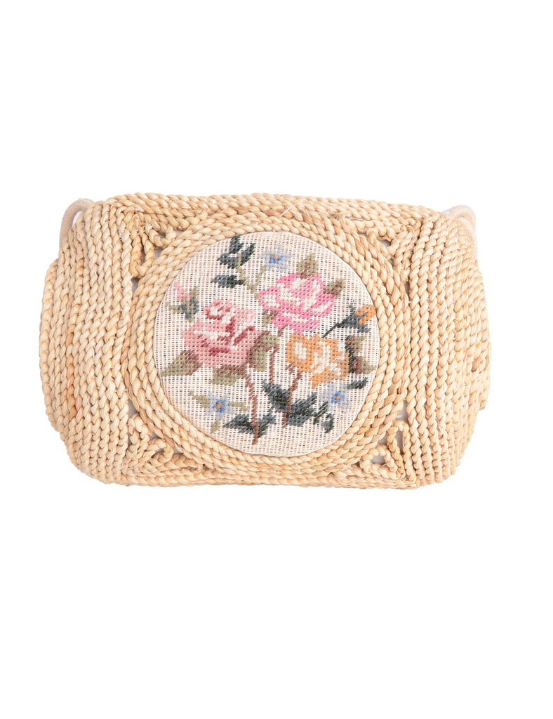 Beyond Retro Label Floral Pattern Shoulder Bag