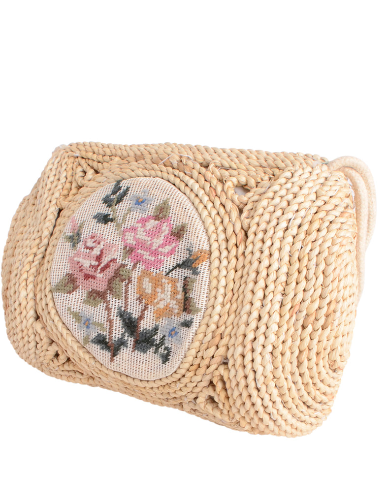 Beyond Retro Label Floral Pattern Shoulder Bag