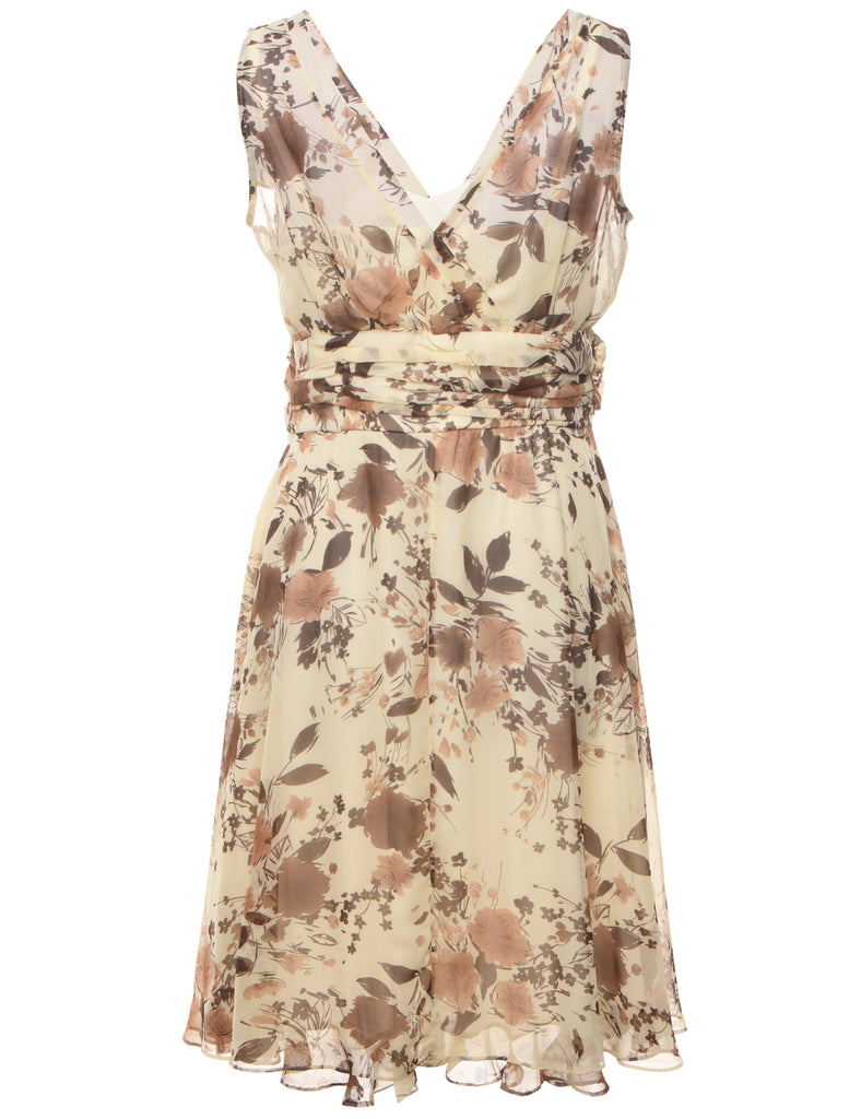 Floral Print Dress - XL