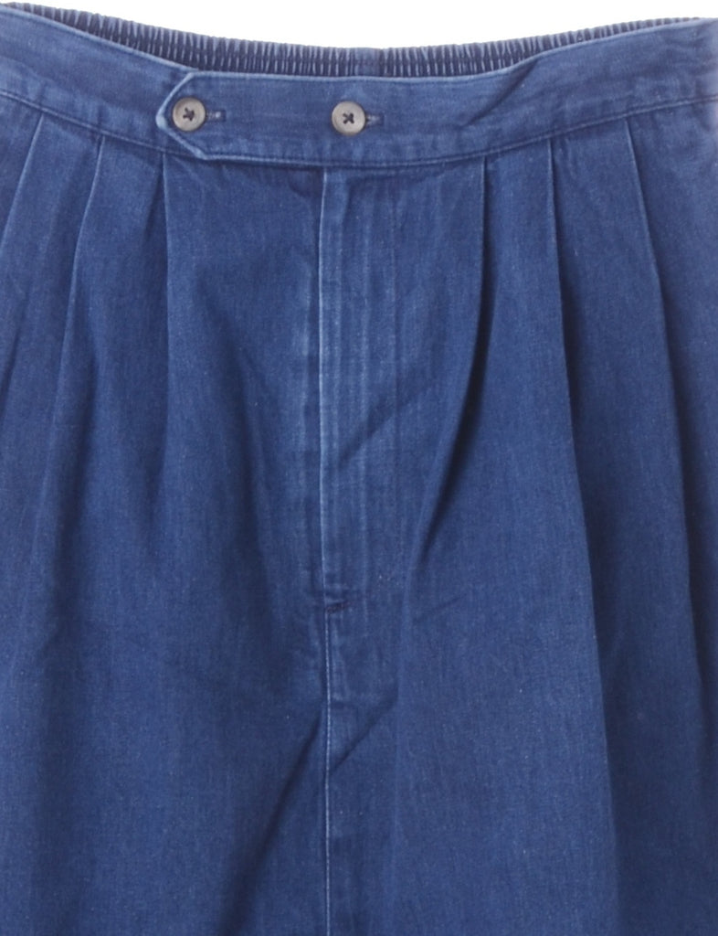 Indigo Midi Skirt - Skirts - Beyond Retro