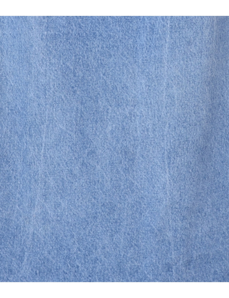 Beyond Retro Label Light Wash Midi Skirt