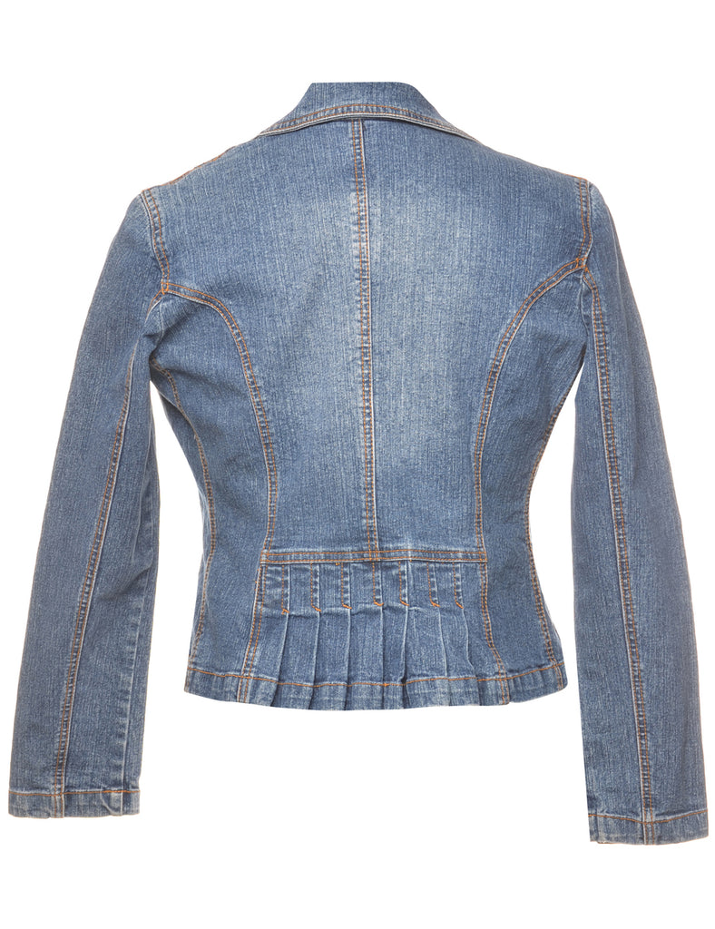 Medium Wash Denim Jacket - L