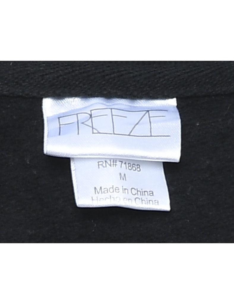 Nordic Knit Black, Green & Red Christmas Sweatshirt - M