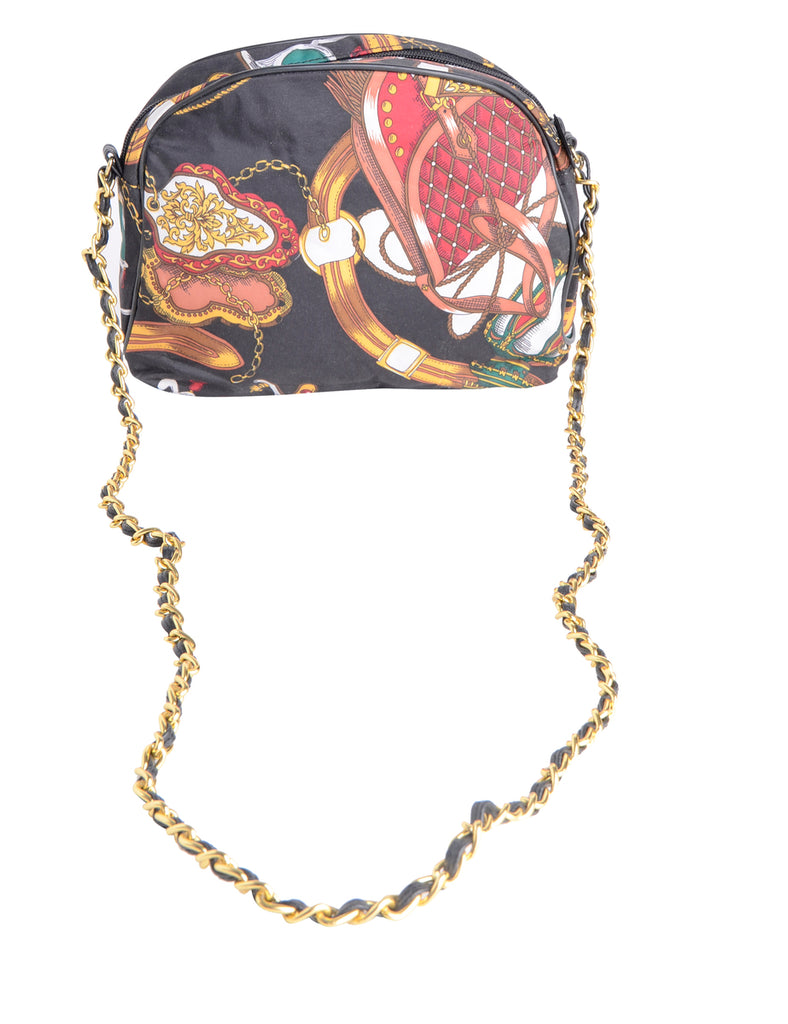 Beyond Retro Label Novelty Print Shoulder Bag