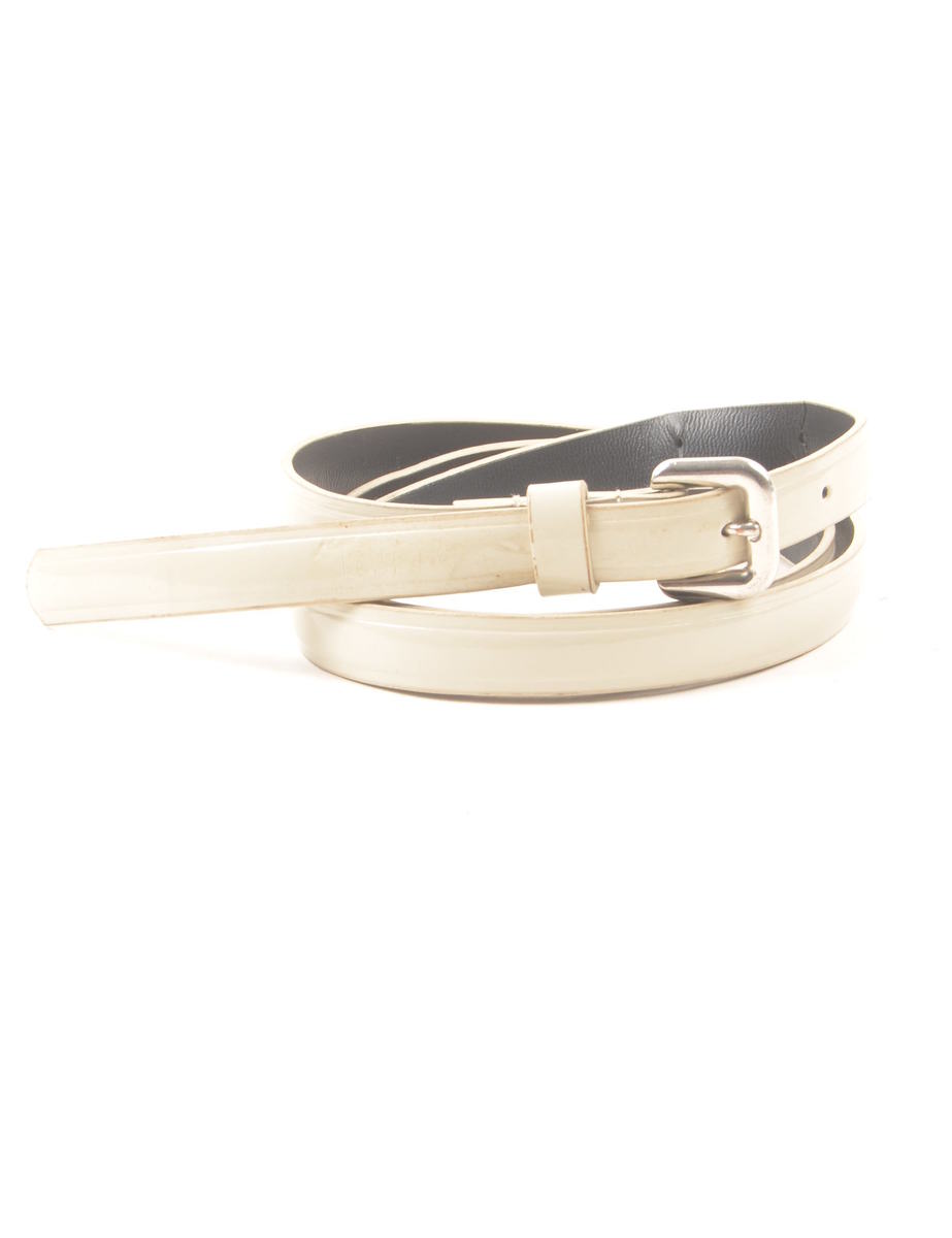 Off White Skinny Belt M