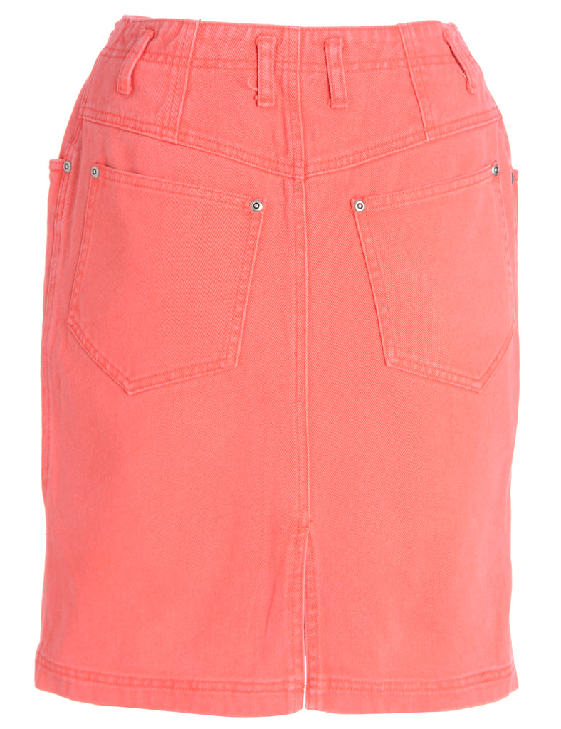 Beyond Retro Label Pencil Shape Denim Skirt