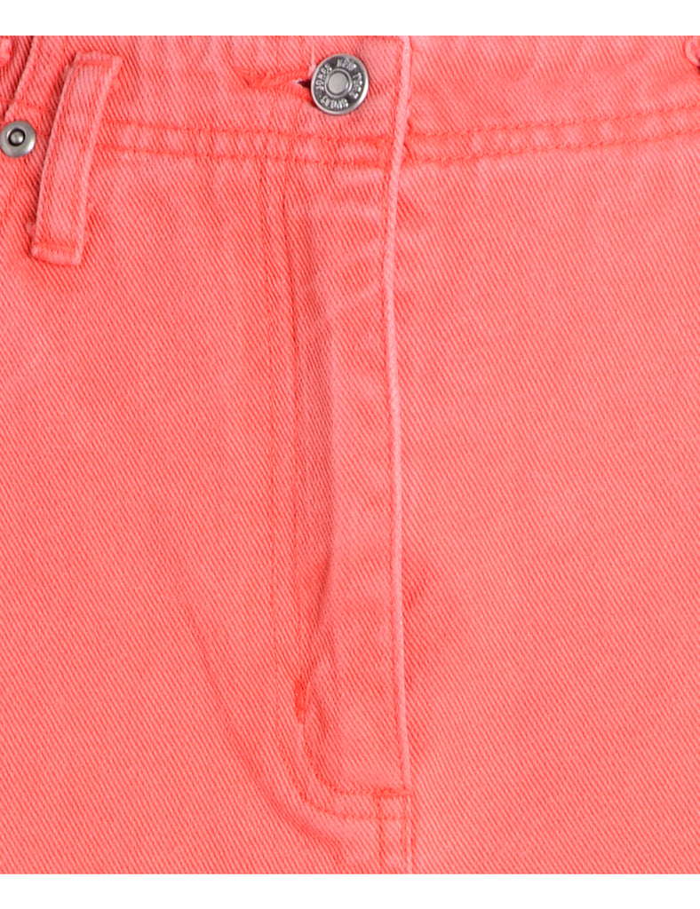 Beyond Retro Label Pencil Shape Denim Skirt