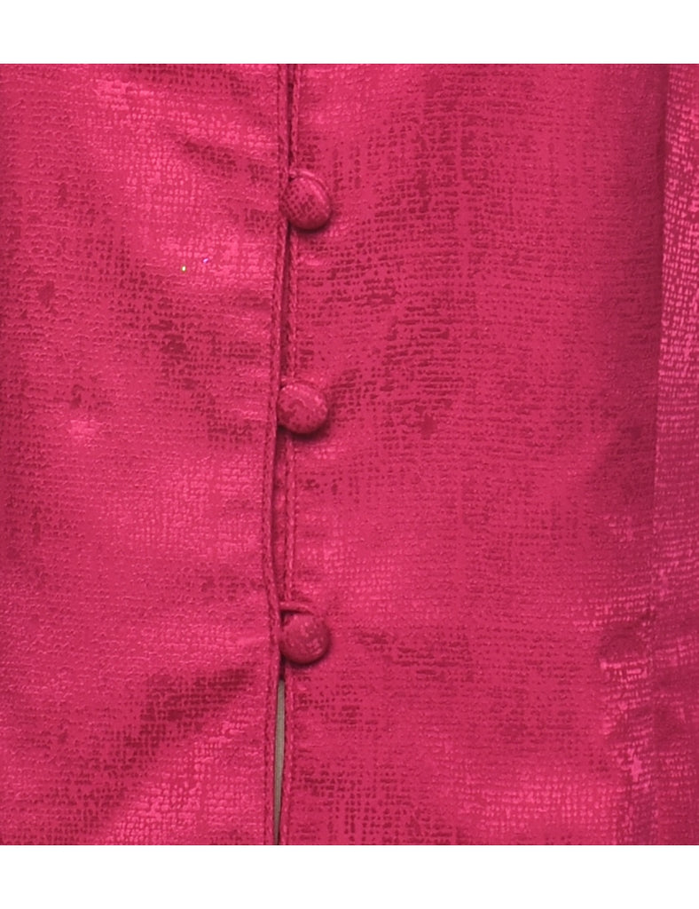 Pink 1980s Evening Jacket - L