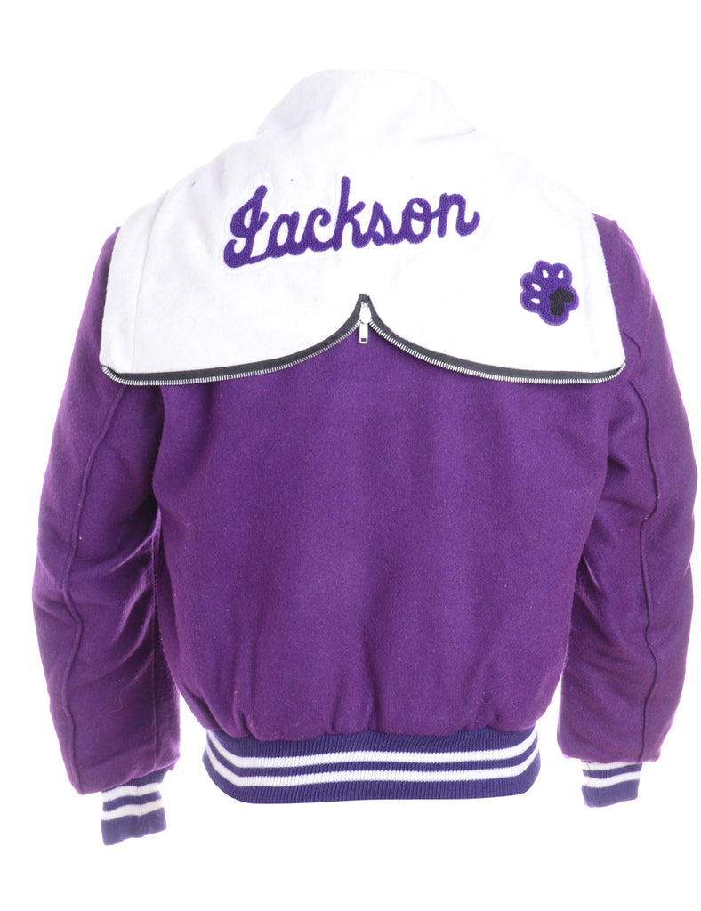 Beyond Retro Label Purple Team Jacket