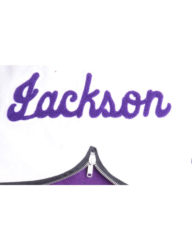 Beyond Retro Label Purple Team Jacket