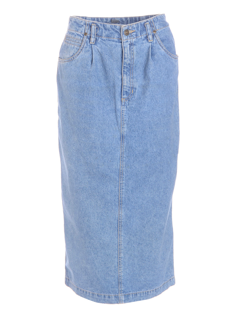 Beyond Retro Label Stone Wash Denim Skirt