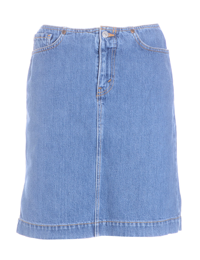 Beyond Retro Label Stone Wash Denim Skirt