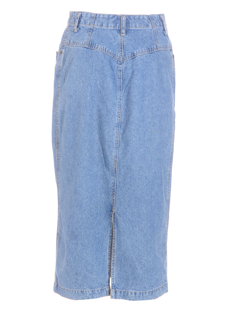 Beyond Retro Label Stone Wash Denim Skirt