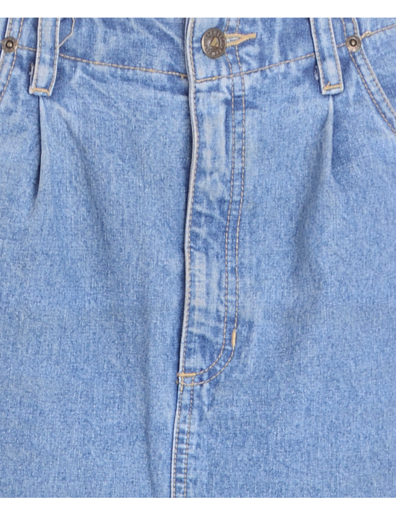 Beyond Retro Label Stone Wash Denim Skirt