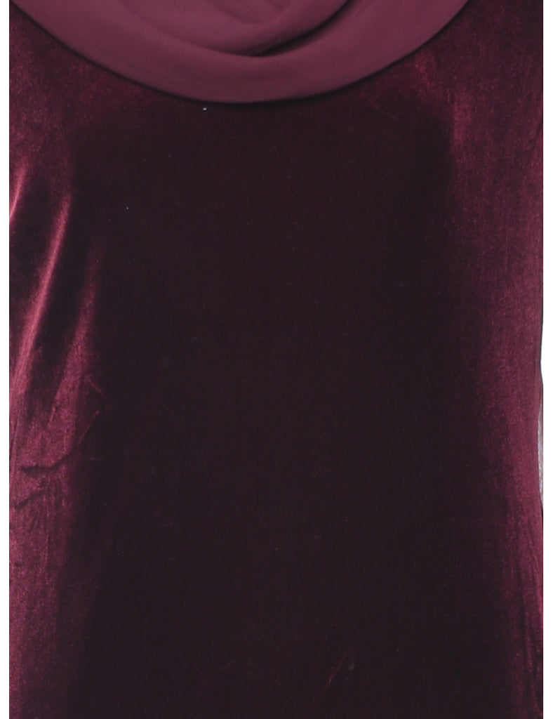 Velvet Winter Dress - S
