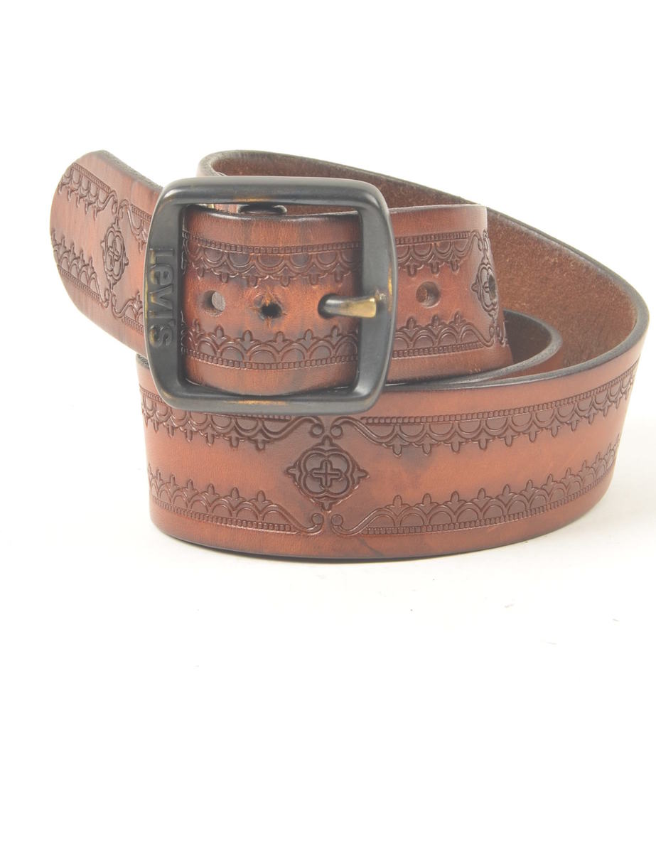 Women s Levi s Vintage Levi s Western Belt Brown M Beyond Retro