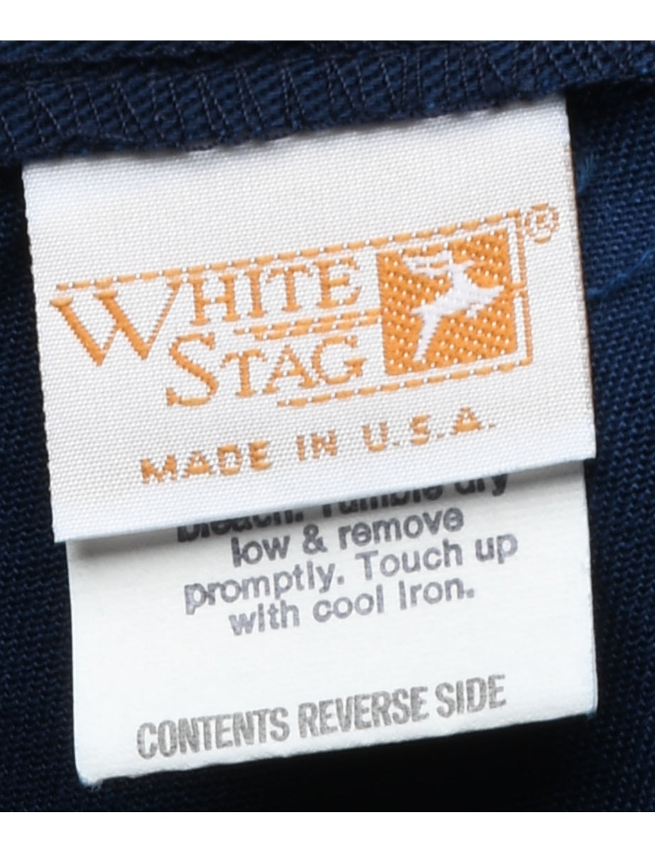 Women s White Stag White Stag Plain Shorts Blue M Beyond Retro