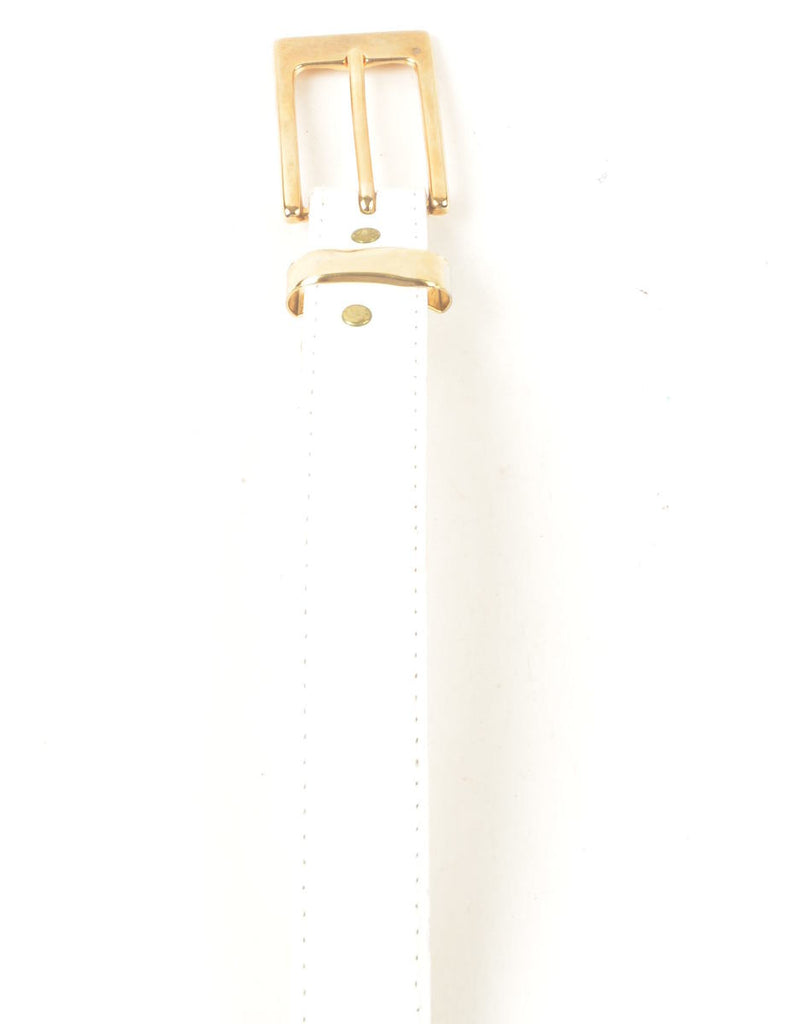 White Waist Belt - M