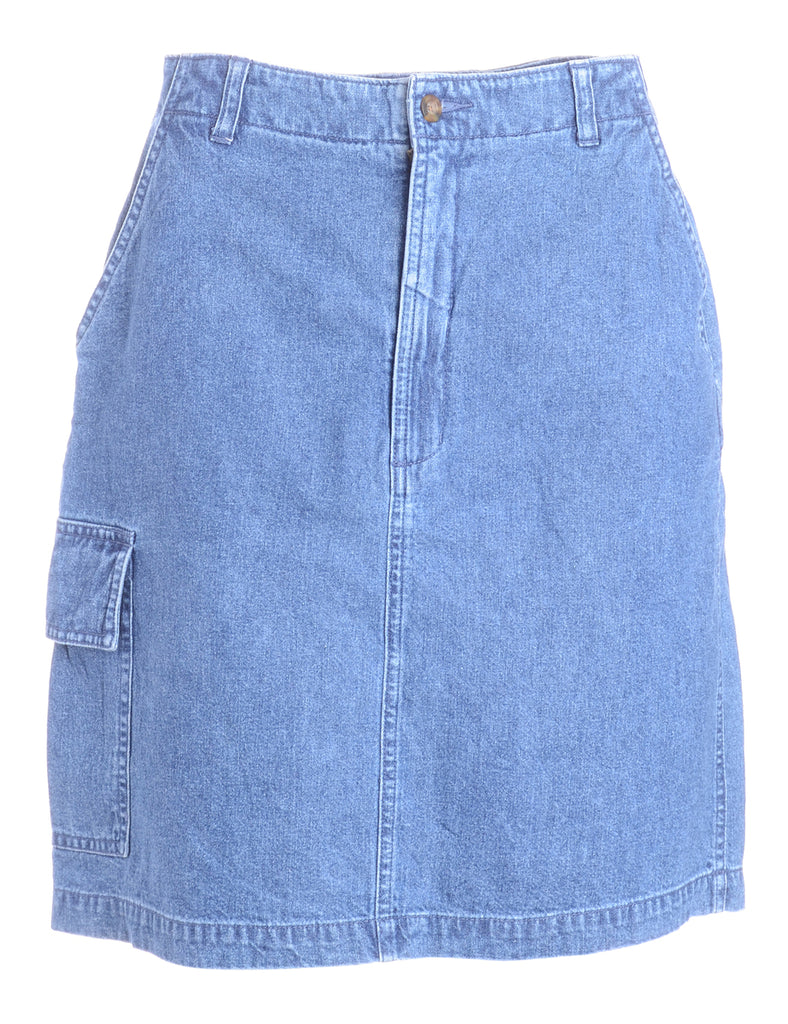 Beyond Retro Label Woolrich Denim Skirt