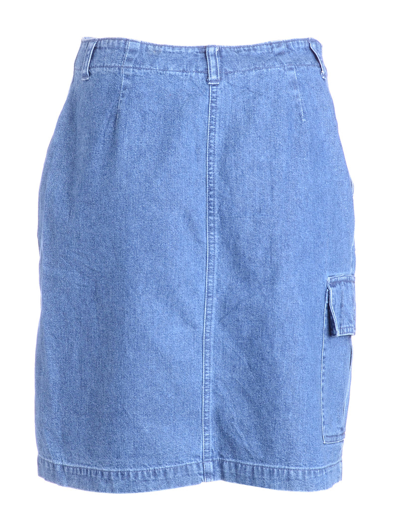 Beyond Retro Label Woolrich Denim Skirt