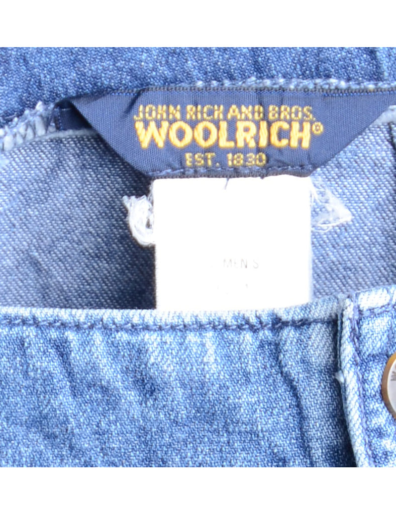Beyond Retro Label Woolrich Denim Skirt