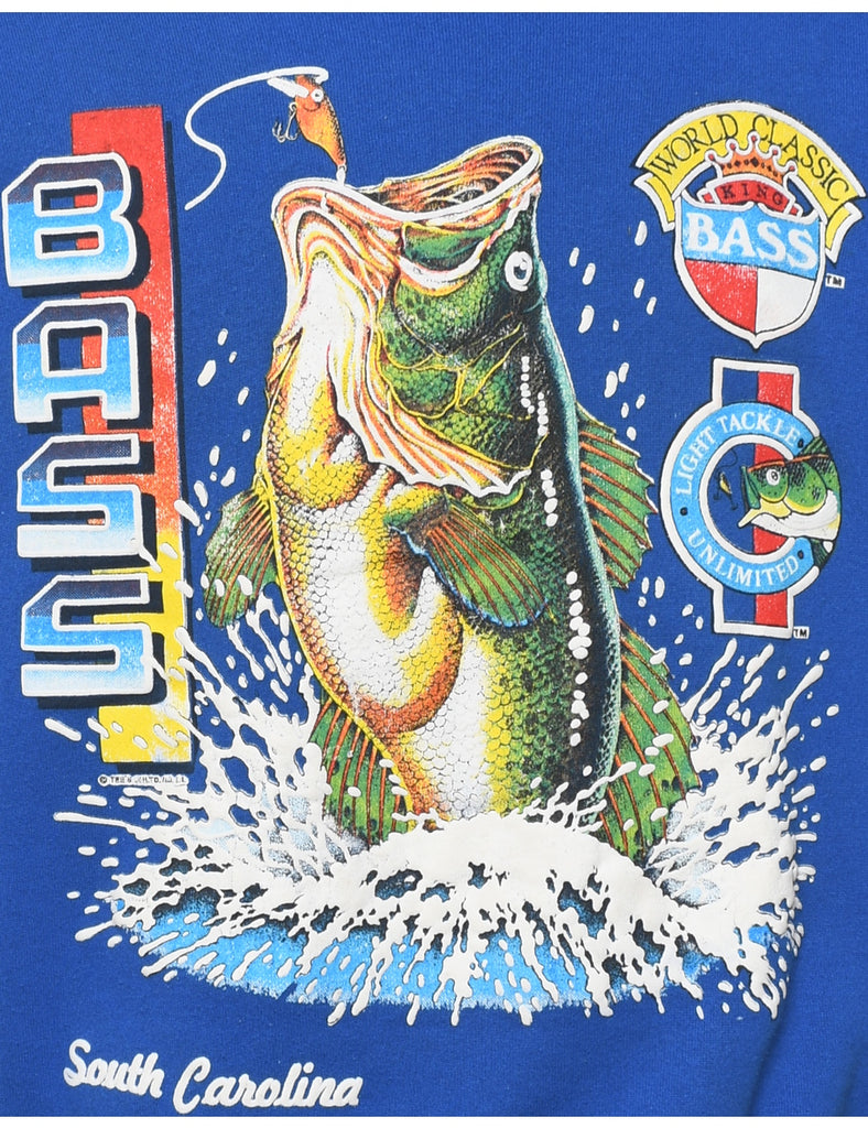 World Classic Bass Printed Sweatshirt - XL