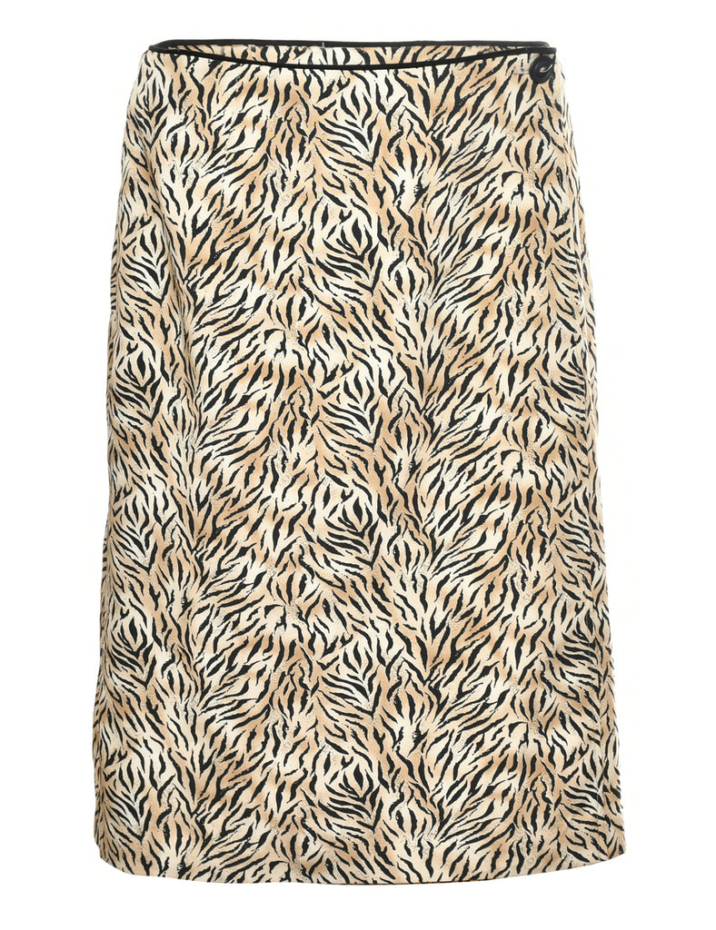 Wrap Front Pencil Skirt - M