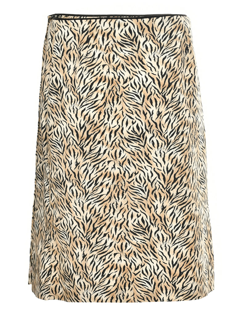Wrap Front Pencil Skirt - M