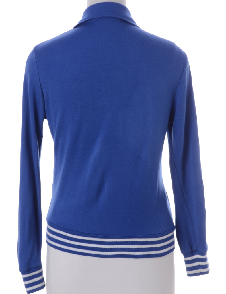 Beyond Retro Label Zip Front Team Jacket