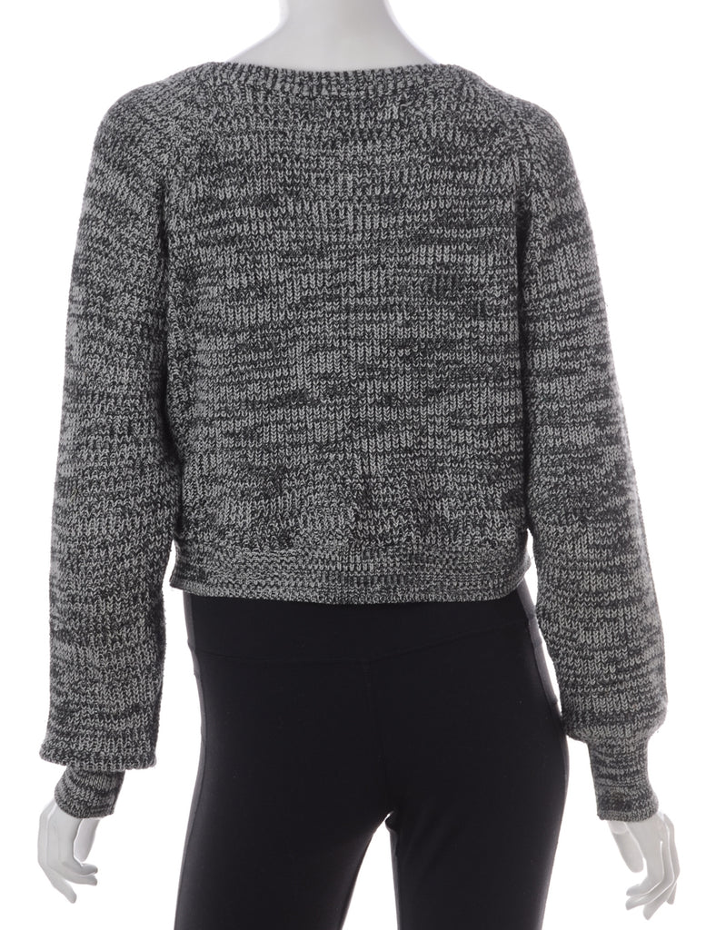 Label Alice Cropped Plain Knitted Jumper - Knits - Beyond Retro