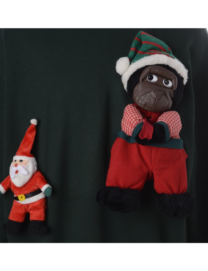 Label Novelty Christmas Sweatshirt