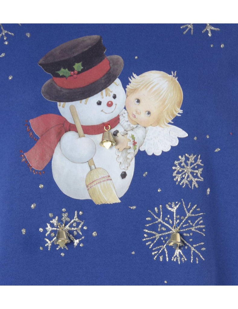 Label Christmas Sweatshirt With Bells