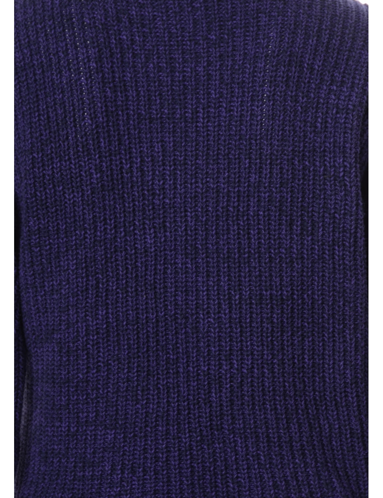 Label Alice Cropped Plain Knitted Jumper - Knits - Beyond Retro