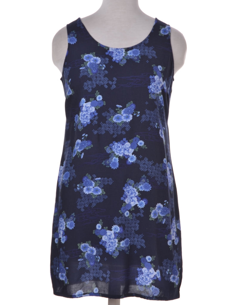 Floral Print Short Dress - Dresses - Beyond Retro