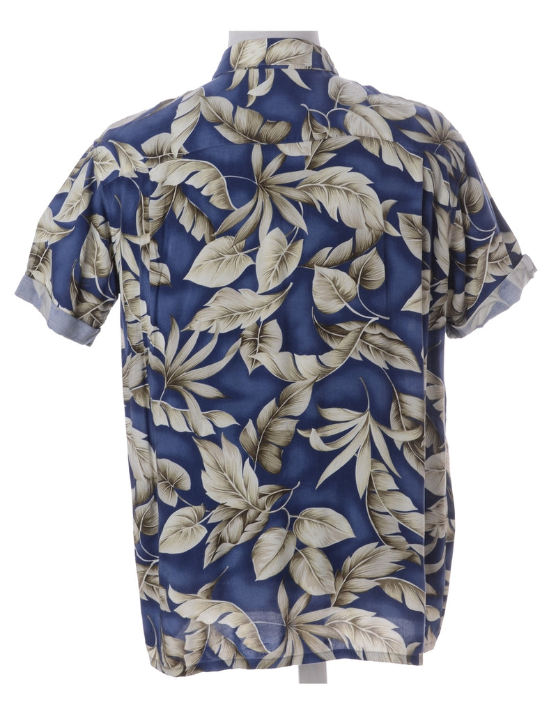 Label Harvey Roll Sleeve Hawaiian Shirt