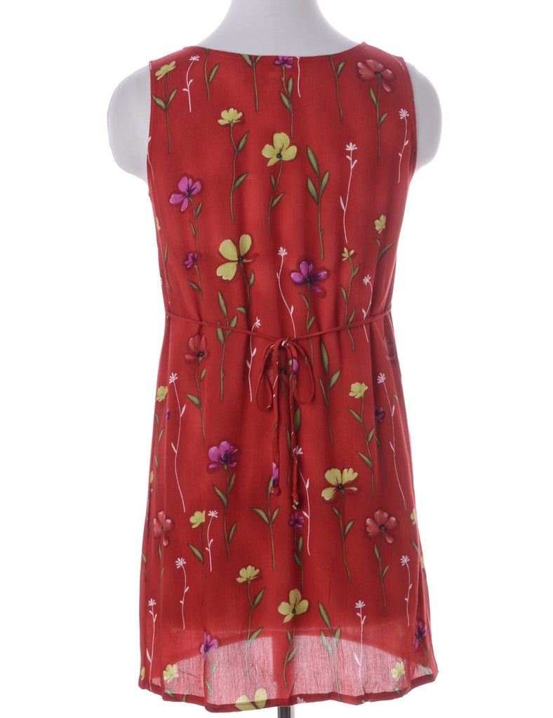 Beyond Retro Label Short Dress Red With Back Tie - Dresses - Beyond Retro