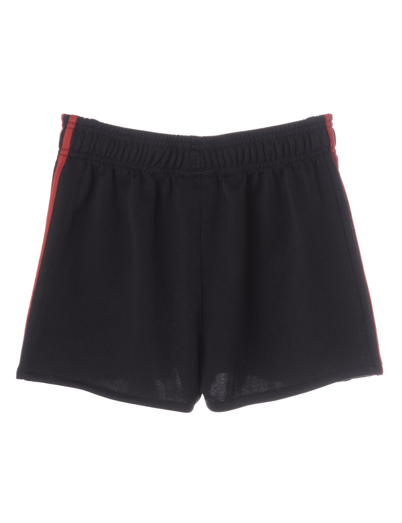 Beyond Retro Label Louise Sport Shorts Black With An Elasticized Waist - Shorts - Beyond Retro