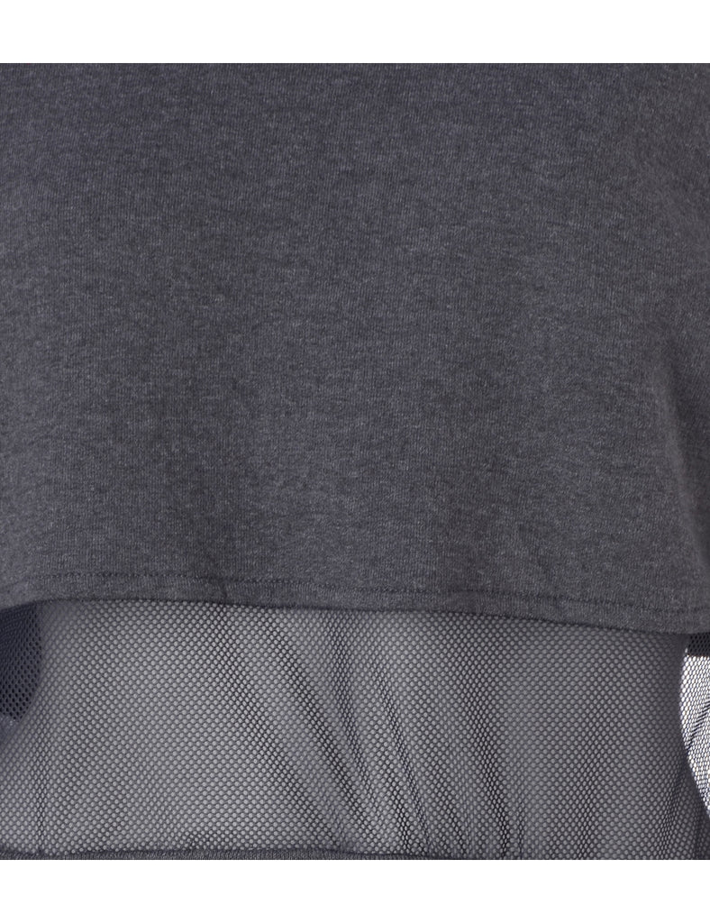 Label Alicia Sports Mesh Cropped Hoodie - Sweatshirts - Beyond Retro