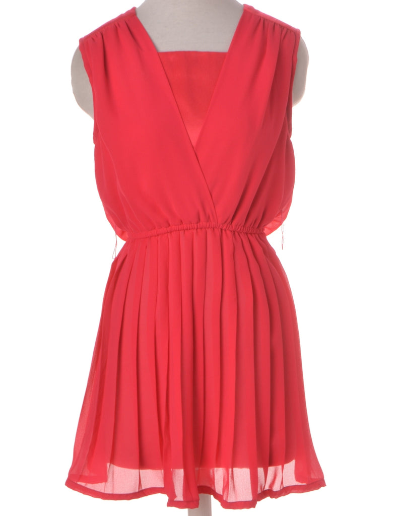 Label Anna Sleeveless Summer Short Dress - Dresses - Beyond Retro