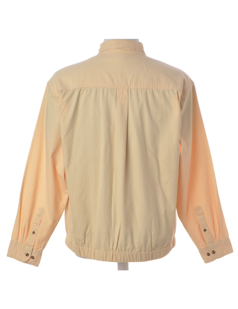 Label Yellow Summer Shacket